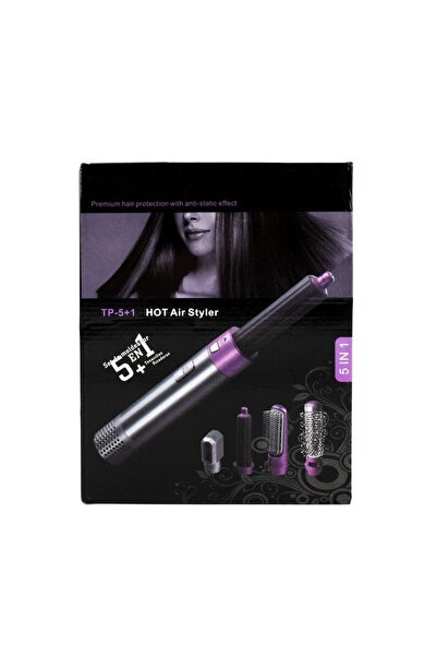 Antoniabeautyshop 5in1 electric rotating hair brush, curler and dryer, 5 head...