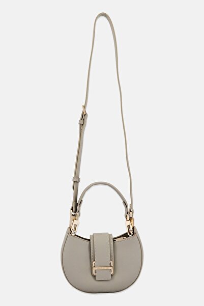 Gino Rossi Women Brand Logo Cross Body Bag, Grey