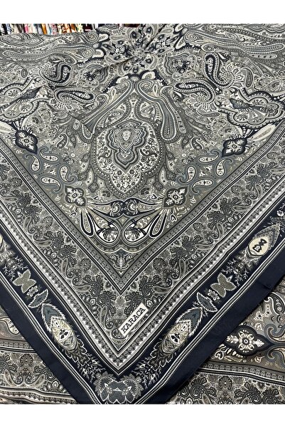 Karaca Etnik desen 120*120 cm büyük boy koton pamuk eşarp