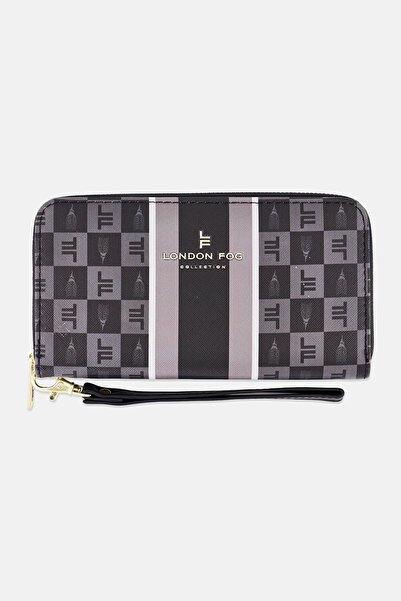 London Fog Women Gianna Signature Brand Logo Zip Around Wallet, Multicolor