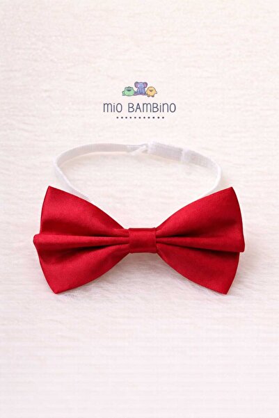 MİO BAMBİNO Adjustable Stylish Satin Kids Bow Tie - Special Occasion & Wedding