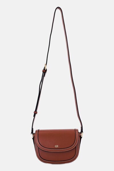 Gino Rossi Women Brand Logo Cross Body Bag, Brown