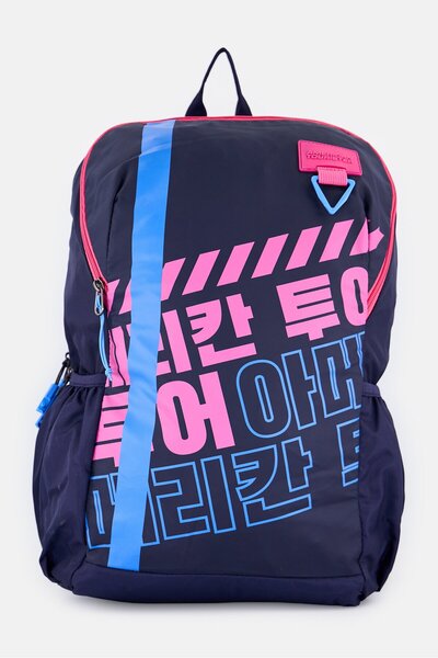 American Tourister Men Graphic Print Backpack, Multicolor