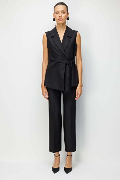 Ekol Beli Lastikli Boru Paça Pantolon