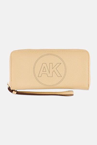 Anne Klein Women Brand Logo Wallet, Tan