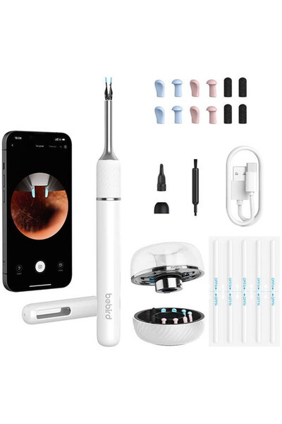 Bebird Tijă inteligentă vizuală pentru curățarea urechilor Note 5 pro (alb)