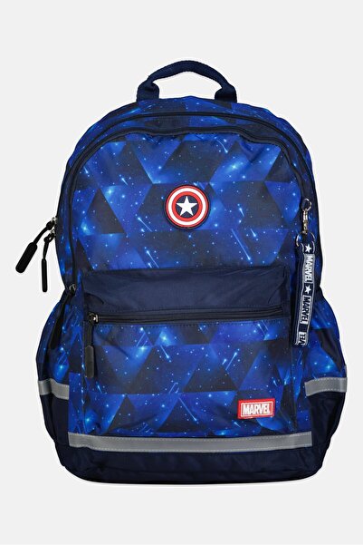 Marvel Kids Boy Brand Logo Backpack, Multicolor