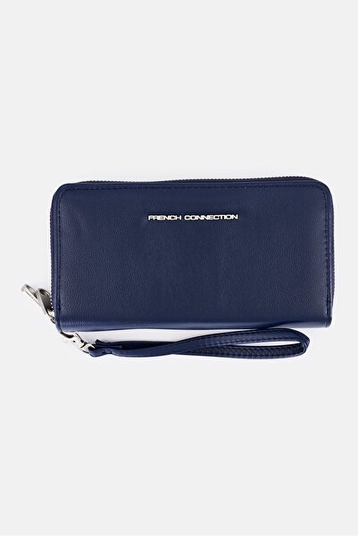 French Connection Women Brand Logo Purses, Navy Blue