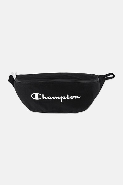 Champion Men Embroidered Logo Fanny Pack, Black