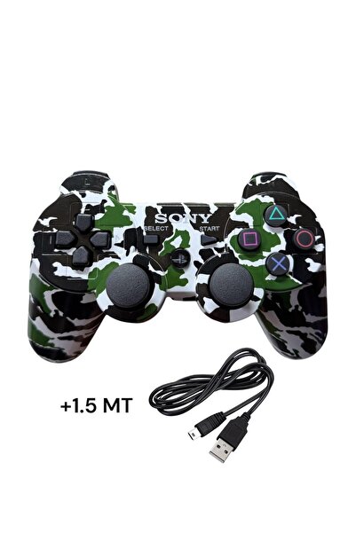CRK TECH Ps3 Dual-shock Gamepad Yeni Nesil Kol Desenli Joystıck Oyun Kolu PS3...