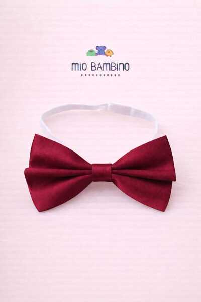 MİO BAMBİNO Adjustable Stylish Satin Kids Bow Tie - Special Occasion & Wedding