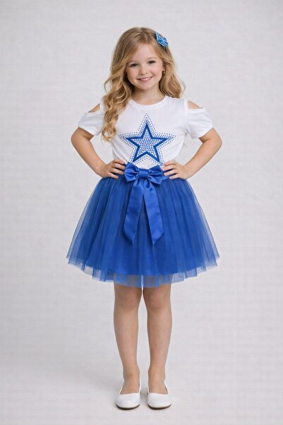 Nacar Kız Çocuk 23 Nisan 29 Ekim Tütü Etek&Modeli T-shirt Alt Üst Takım-Yeni ...