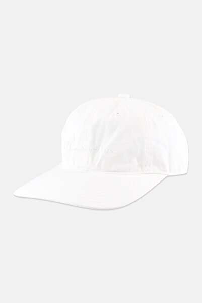 Champion Men Brand Logo Cap, White