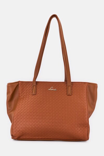 Lavie Women Brand Logo Tote Bag, Brown