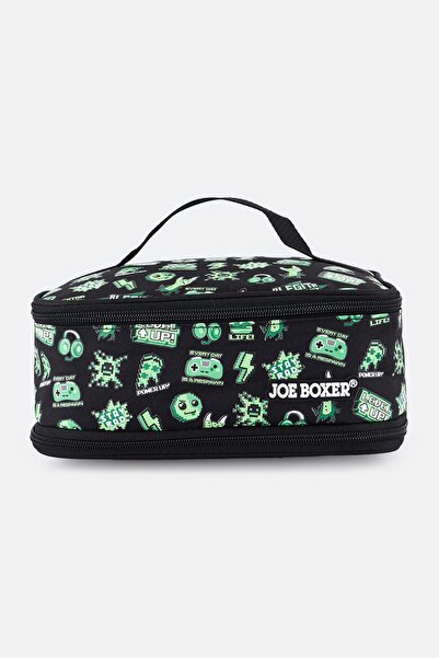 Joe Boxer حقيبة غداء للأطفال الأولاد مطبوعة برسومات، متعددة الألوان