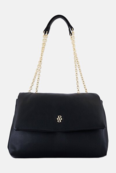 BADURA Women Brand Logo Handbag, Black