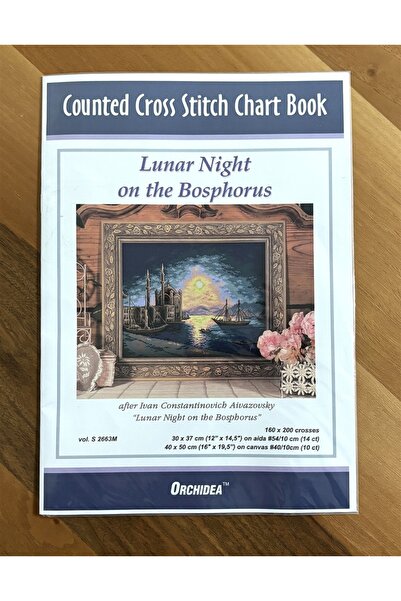 ÇeşitPınarı Orchıdea Kanaviçe Şablon Ortaköy Manzarası Temalı