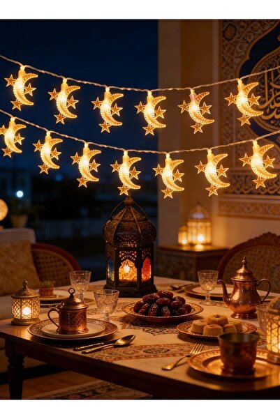 Vixen Ramadan Decorations, 10M Ramadan Lights, LED Ramadan Hanging Decoration...
