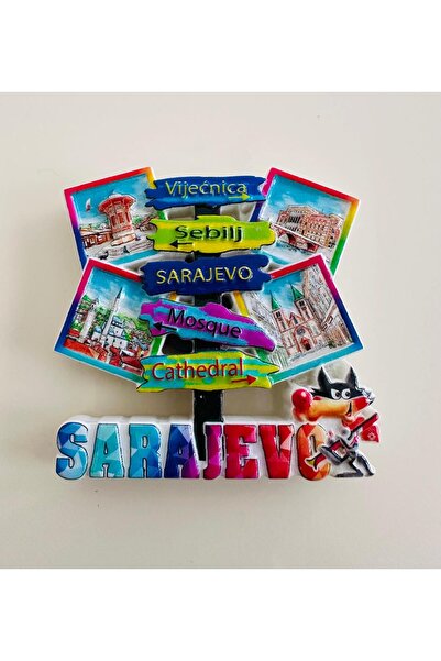 Magnetix Bosna Hersek Sarajevo polyester magnet
