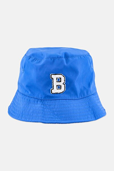 Sinsay Women Embroidered Bucket Hat, Blue