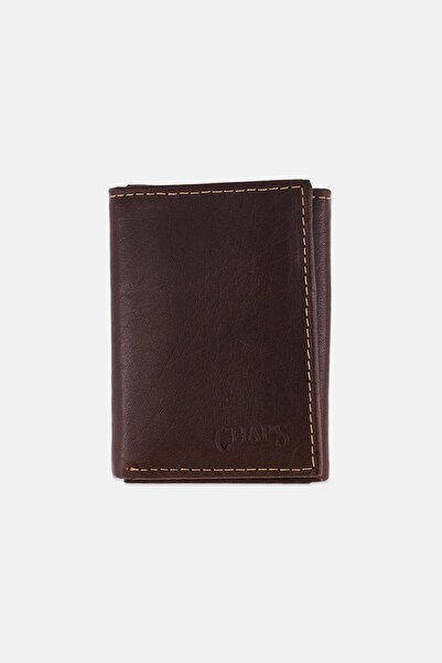 Chaps Men Brand Logo Wallet, Brown