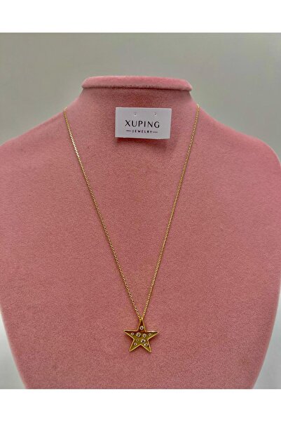 XUPING JEWELRY NK BİJUTERİ Kararma Yapmaz XP Damgalı Zirkon Taşlı Ucu Yıldız ...
