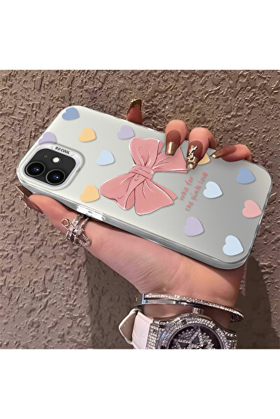 CHICASELUX حافظة هاتف من السيليكون ذات حافة صلبة ومضادة للسقوط على شكل قلب مت...