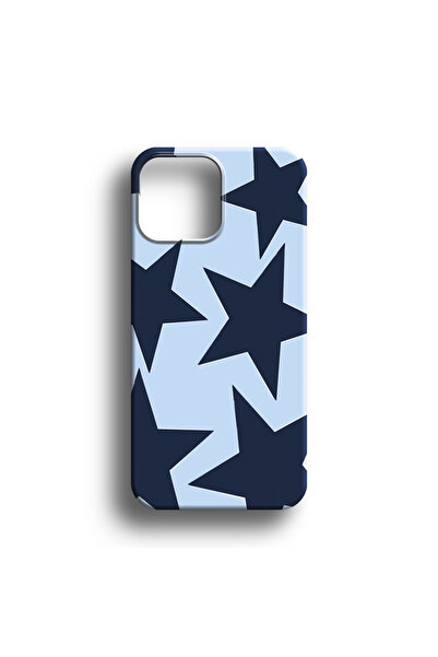 EXS Aksesuar iphone 15 Uyumlu Yıldız Desenli Içi Kadife Uv baskılı Kılıf Kapak