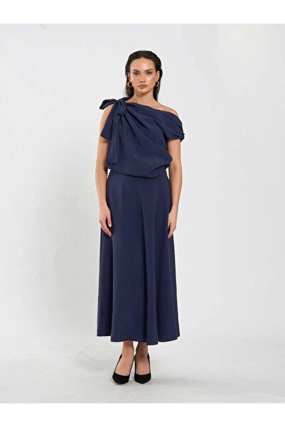 Lefon Fustă midi de damă cu volane 041162