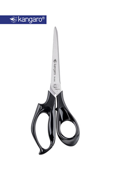 Kangaro Stainless Steel Office Scissors 210mm with 3D Comfort Handle