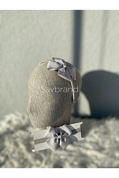 SavBrand Bow-Tie Mom Crown and Bandana Set