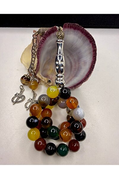 İskenderun Tesbihcilik 10/10 mm Large Size Original Agate Stone Prayer Beads