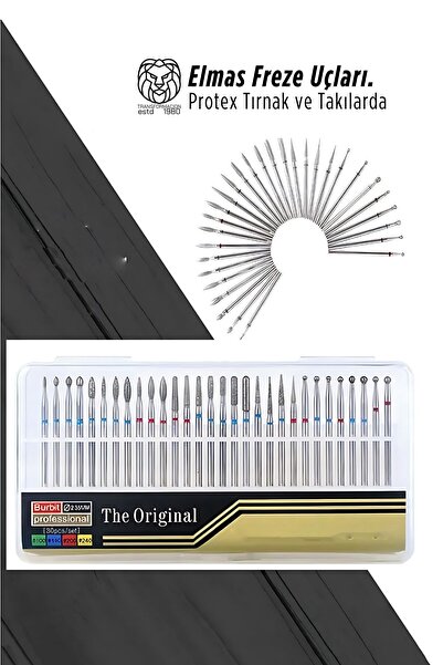 Transformacion Bella Diamond 30'lu Profesyonel Elmas Freze Protez Jel Tırnak ...