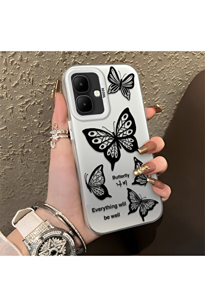 Hontinga حافظة هاتف تكنو سبارك جو 2 متوافقة مع حافة السيليكون الصلبة ومضادة ل...