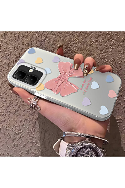 CHICASELUX حافظة هاتف من السيليكون ذات حافة صلبة ومضادة للسقوط على شكل قلب مت...