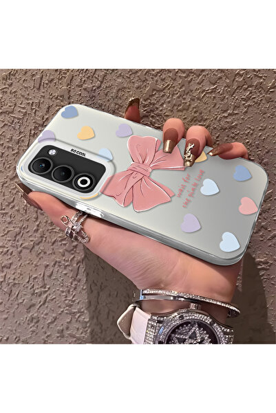 CHICASELUX حافظة هاتف من السيليكون ذات حافة صلبة ومضادة للسقوط على شكل قلب مت...