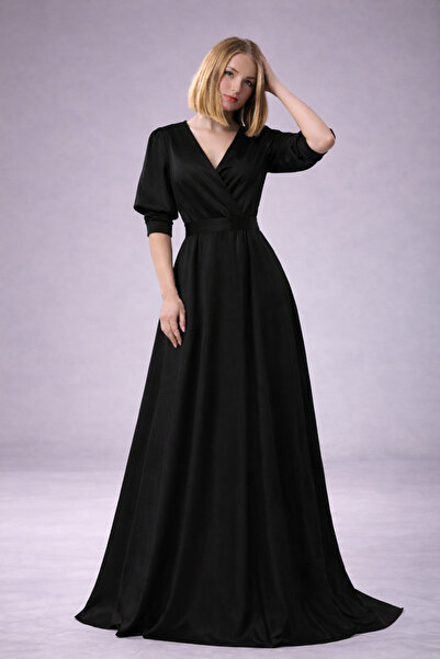 OEM AMALIA LONG TAFTA DRESS