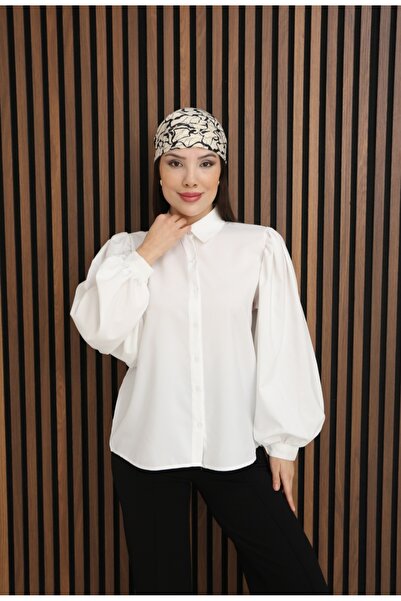 MODAELA Balon Kol Gömlek