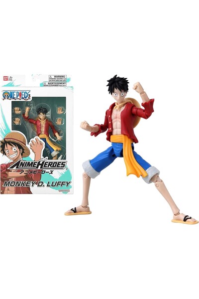AyrStore Anime Heroes One Piece Monkey D. Luffy Eklemli Figür