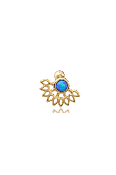 Masaliko Pirius 3 Şık Gümüş Piercing – Ms3874 | Opal Taşlı, İthal