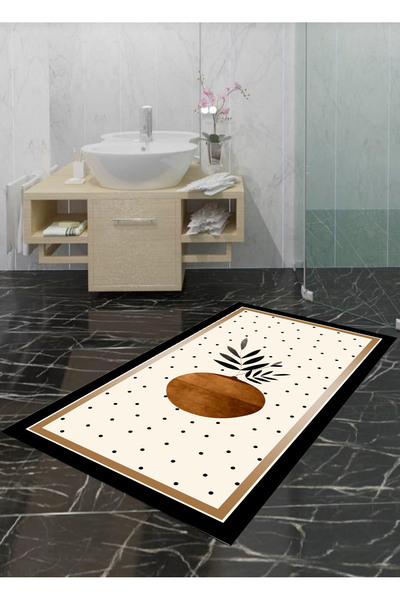 Ardizayn Pretoria - Non-Slip , Cotton Woven Base (80X150 cm) Bathroom Rug Units