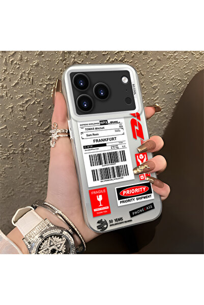 Hontinga iPhone 17 Pro Compatible Silicone Edge Hard Back Anti-Fall Phone Cas...