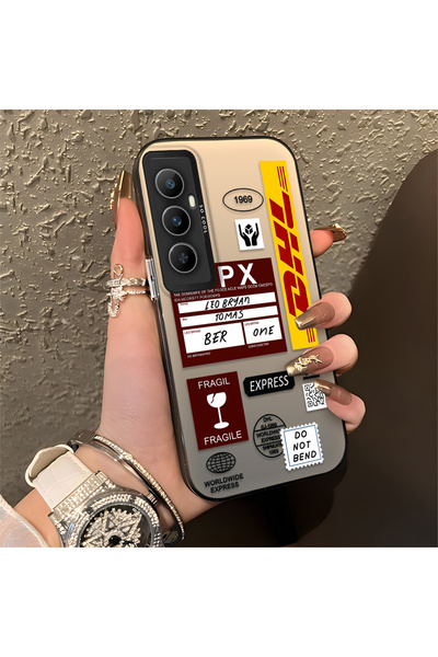 Hontinga حافظة هاتف Realme C65 4G متوافقة مع السيليكون ذات الحواف الصلبة والم...