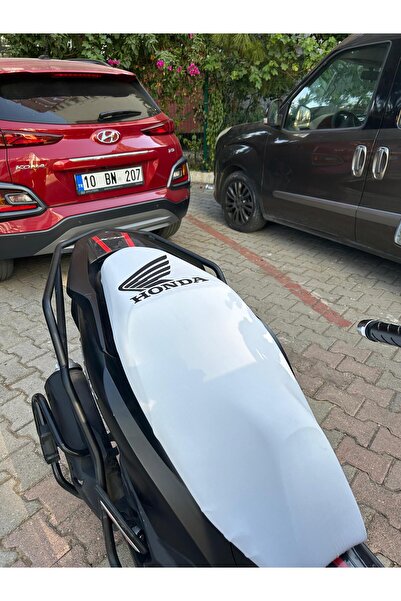 Utku Giyim HONDA DİO,PCX,ACTİVA,SH UYUMLU MOTOSİKLET KOLTUK SELE KILIFI BEYAZ...