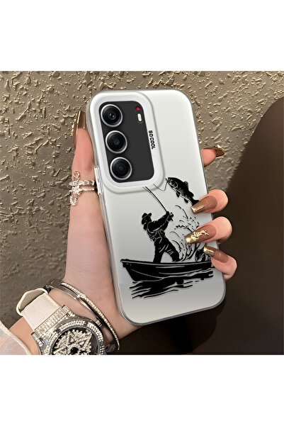 Hontinga غطاء هاتف تكنو كامون 40 متوافق مع السيليكون، ذو حافة صلبة ومضاد للسق...