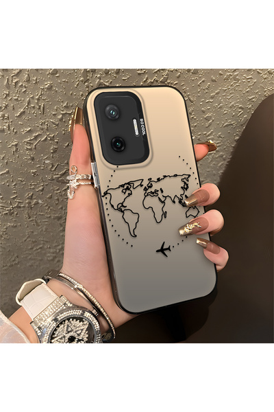 Hontinga حافظة هاتف Poco F7 5G متوافقة مع الحواف السيليكونية الصلبة والمضادة ...