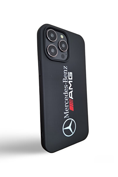 EPRO iPhone 16 Pro Max Uyumlu Mercedes Benz AMG Baskılı İçi Kadife Yüksek Kal...