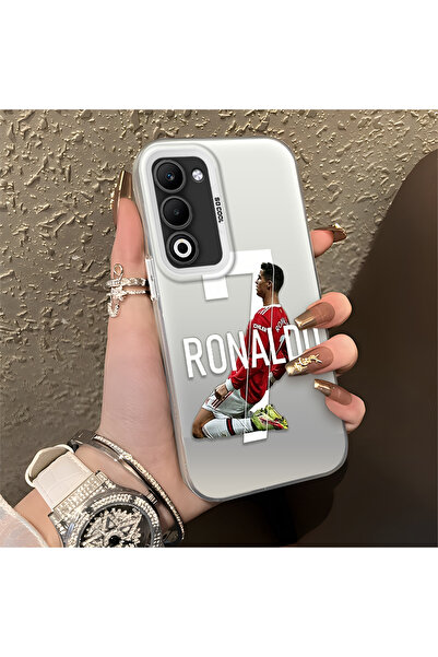 Hontinga حافظة هاتف OPPO A5 5G متوافقة مع CR7 منقوش مصنوعة من السيليكون ومضاد...