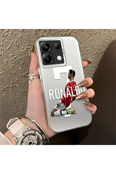 Hontinga حافظة هاتف Redmi Note 13 Pro 5G متوافقة مع CR7 منقوش مصنوعة من السيل...