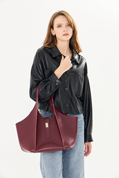 GIG Leather Yavru Bag Piece Lock Detailed Premium Quality Large Size (30X40) ...